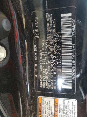 Photo 10 from auction – 2013 SUBARU BRZ 2.0 LI with VIN JF1ZCAC18D2613489