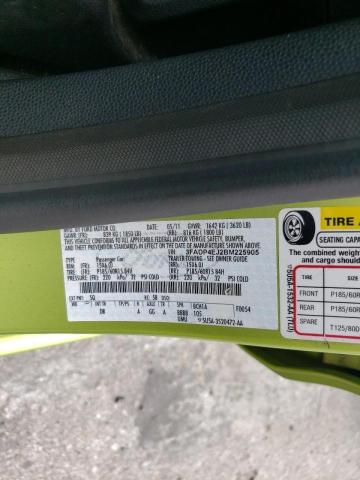 Photo 10 from auction – 2011 FORD FIESTA SE with VIN 3FADP4EJ2BM225905