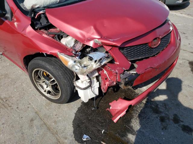 Photo 9 from auction – 2009 TOYOTA COROLLA with VIN JTDBL40E199048439