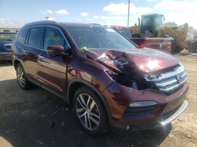 HONDA PILOT TOUR 2017 with VIN 5FNYF6H9XHB014024 - Photo from auction