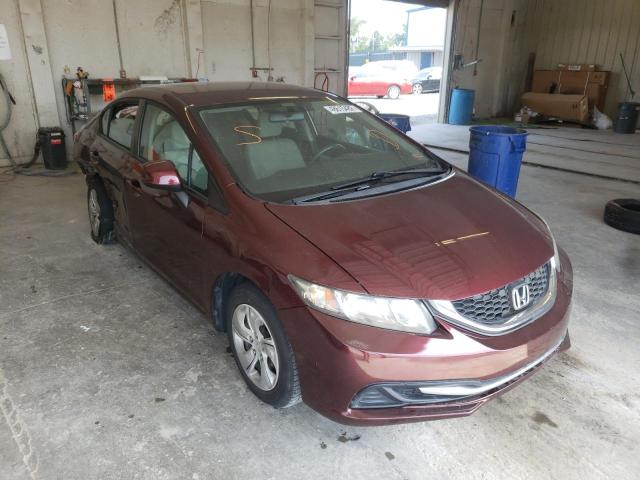 Photo 1 from auction – 2013 HONDA CIVIC LX with VIN 19XFB2F55DE273516