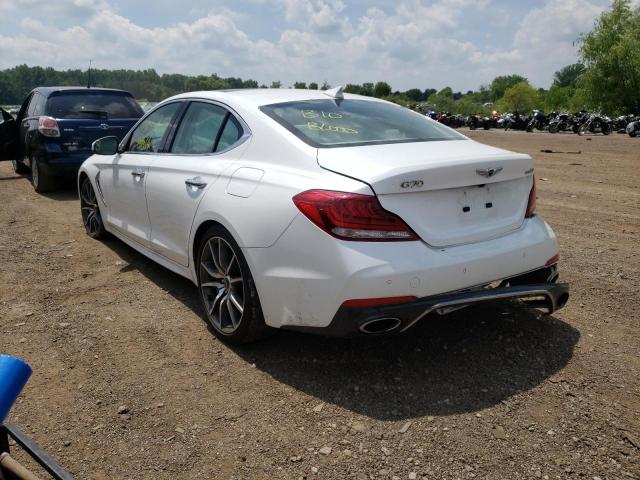 Photo 3 from auction – 2020 GENESIS G70 PRESTI with VIN KMTG34LE0LU051579
