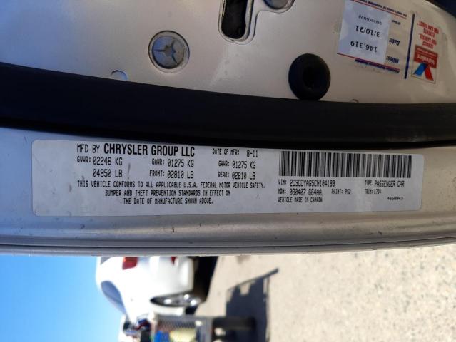 Photo 10 from auction – 2012 DODGE CHALLENGER with VIN 2C3CDYAG5CH104189