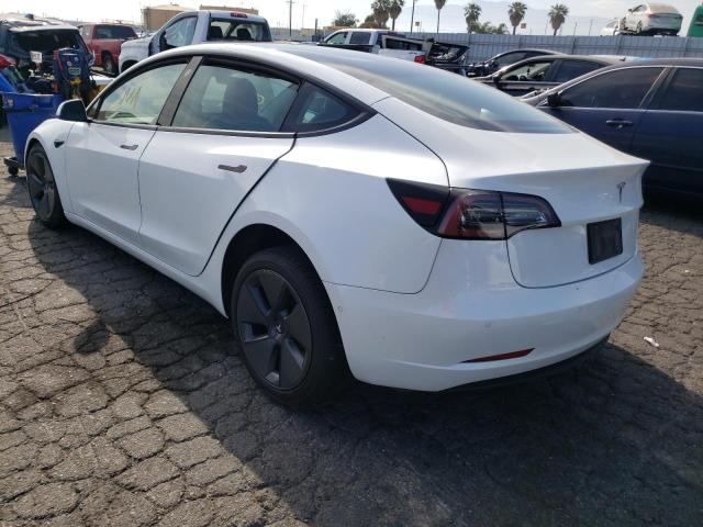 Photo 3 from auction – 2021 TESLA MODEL 3 with VIN 5YJ3E1EA0MF092076