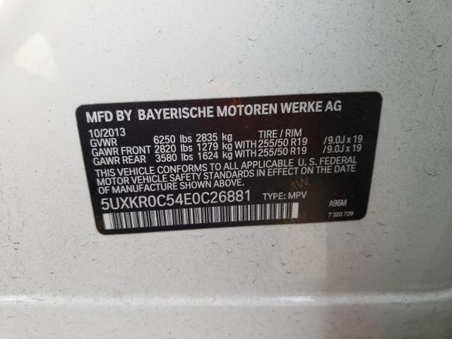 Photo 10 from auction – 2014 BMW X5 XDRIVE3 with VIN 5UXKR0C54E0C26881