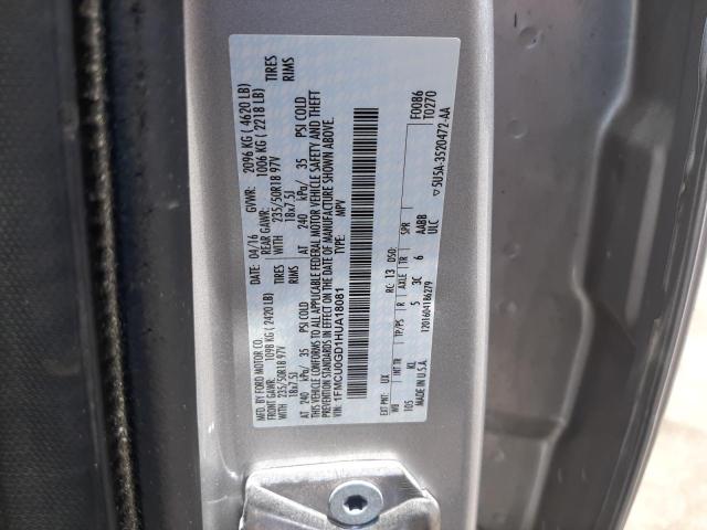Photo 10 from auction – 2017 FORD ESCAPE SE with VIN 1FMCU0GD1HUA18081