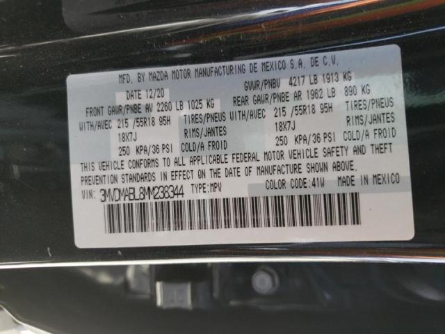 Photo 10 from auction – 2021 MAZDA CX-30 SELE with VIN 3MVDMABL8MM238344