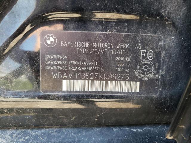 Photo 10 from auction – 2007 BMW 323 I with VIN WBAVH13527KC96276