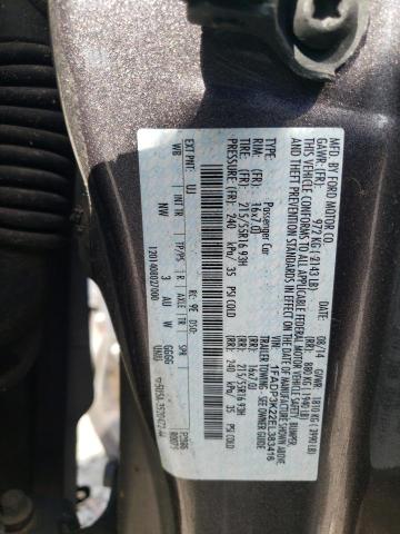 Photo 10 from auction – 2014 FORD FOCUS SE with VIN 1FADP3K22EL383416
