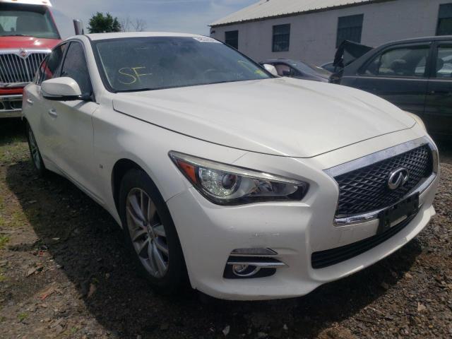 INFINITI Q50 BASE 2014 with VIN JN1BV7AR0EM689962 - Photo from auction