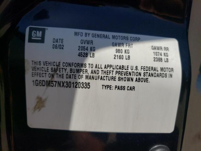 Photo 10 from auction – 2003 CADILLAC CTS with VIN 1G6DM57NX30120335