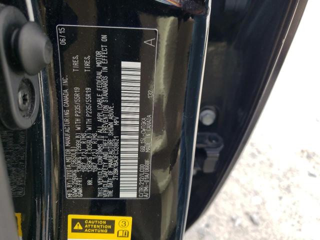 Photo 10 from auction – 2015 LEXUS RX 350 BAS with VIN 2T2BK1BA3FC328621