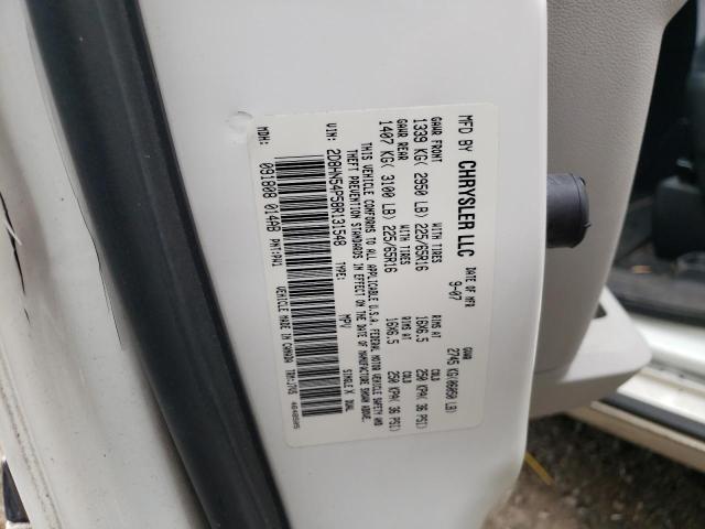 Photo 10 from auction – 2008 DODGE GRAND CARA with VIN 2D8HN54P58R131548