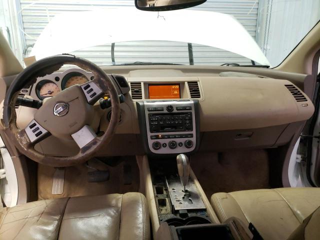 Photo 9 from auction – 2005 NISSAN MURANO SL with VIN JN8AZ08W85W400142