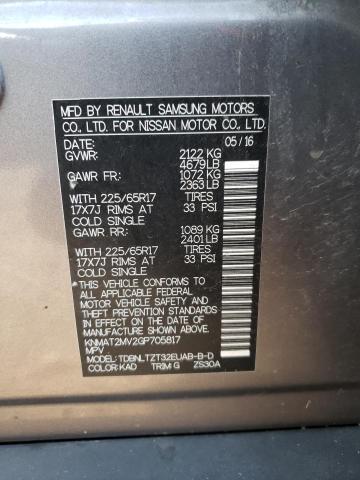 Photo 10 from auction – 2016 NISSAN ROGUE S with VIN KNMAT2MV2GP705817