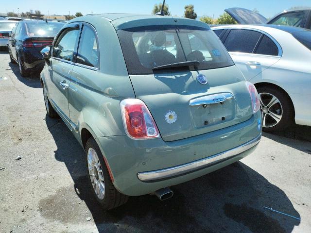 Photo 3 from auction – 2012 FIAT 500 LOUNGE with VIN 3C3CFFCR8CT213282