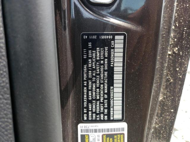 Photo 10 from auction – 2012 VOLKSWAGEN EOS KOMFOR with VIN WVWBW7AH0CV002276