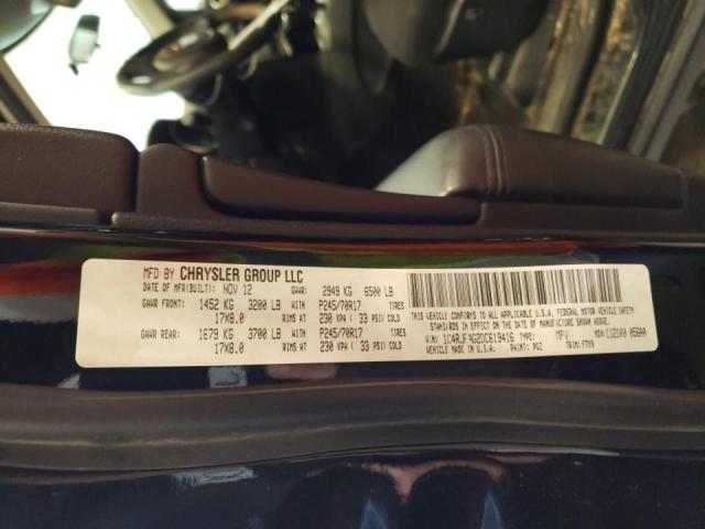 Photo 10 from auction – 2013 JEEP GRAND CHER with VIN 1C4RJFAG2DC619416