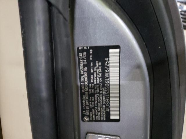 Photo 10 from auction – 2006 BMW Z4 3.0 with VIN 4USBU33506LW67254