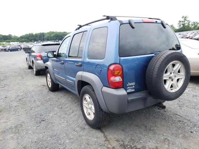 Photo 3 from auction – 2003 JEEP LIBERTY SP with VIN 1J4GL48K63W725617