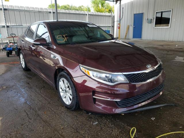 KIA OPTIMA LX 2016 with VIN 5XXGT4L30GG112941 - Photo from auction
