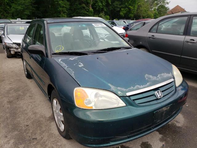 Photo 1 from auction – 2002 HONDA CIVIC EX with VIN 2HGES26782H571848