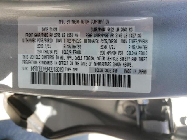 Photo 10 from auction – 2021 MAZDA CX-9 GRAND with VIN JM3TCBDY5M0518019