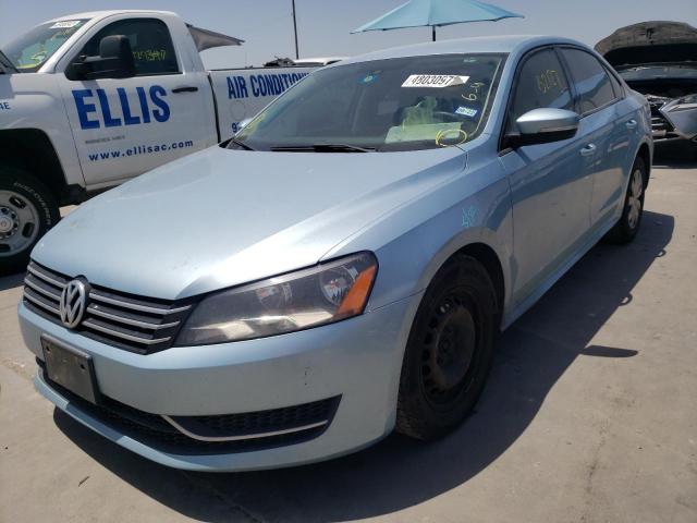Photo 2 from auction – 2013 VOLKSWAGEN PASSAT S with VIN 1VWAP7A34DC110990
