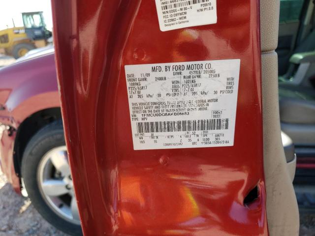 Photo 10 from auction – 2010 FORD ESCAPE XLT with VIN 1FMCU0DG8AKB08683
