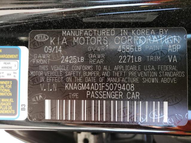 صورة رقم 10 من المزاد - 2015 KIA OPTIMA HYB مع VIN KNAGM4AD1F5079408