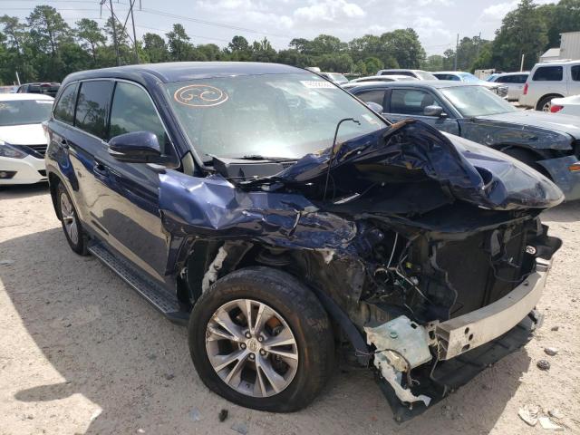 TOYOTA HIGHLANDER 2015 with VIN 5TDZKRFH1FS097427 - Photo from auction