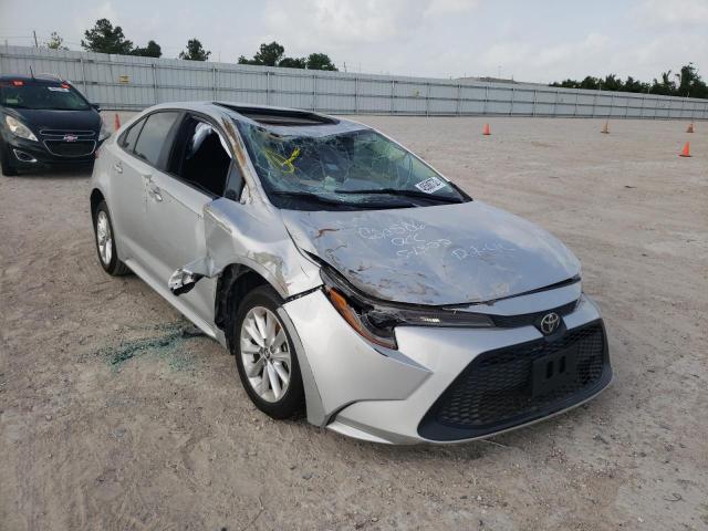 TOYOTA COROLLA LE 2021 with VIN 5YFHPMAE3MP176844 - Photo from auction