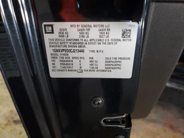 Photo 10 from auction – 2012 GMC ACADIA with VIN 1GKKVPED0CJ213449