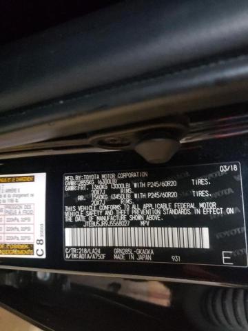Photo 10 from auction – 2018 TOYOTA 4RUNNER SR with VIN JTEBU5JR9J5568027