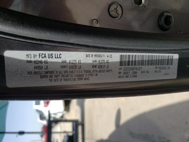 Photo 10 from auction – 2015 DODGE CHALLENGER with VIN 2C3CDZAG9FH816571