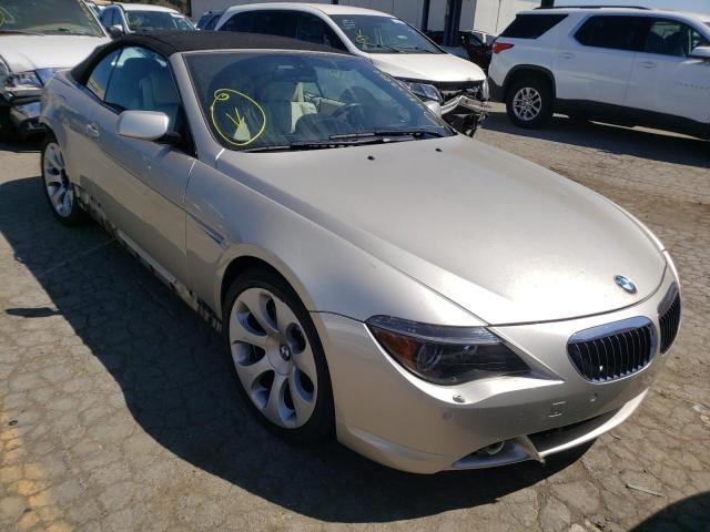 BMW 650 I 2007 with VIN WBAEK13577CN81175 - Photo from auction