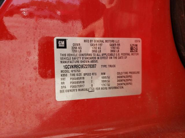 Photo 10 from auction – 2014 CHEVROLET SILVERADO with VIN 1GCVKREC9EZ278387