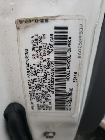 Photo 10 from auction – 1997 TOYOTA CAMRY CE with VIN 4T1BF22K9VU916799