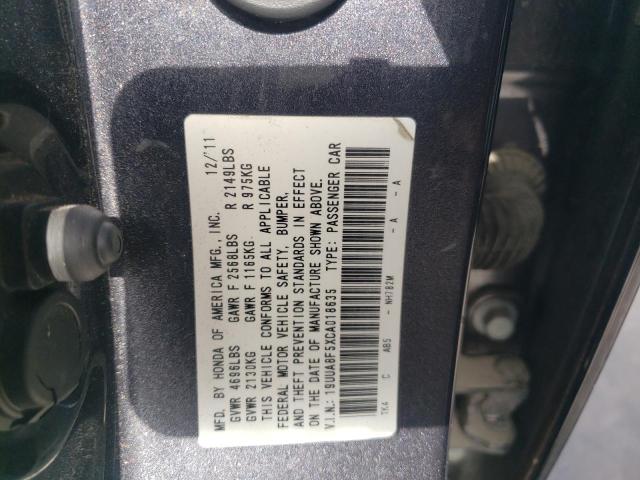 Photo 10 from auction – 2012 ACURA TL with VIN 19UUA8F5XCA018635