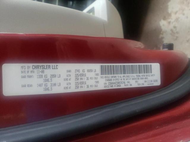 Photo 10 from auction – 2009 DODGE GRAND CARA with VIN 2D8HN44E59R576706
