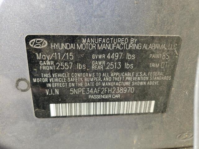 Photo 10 from auction – 2015 HYUNDAI SONATA SPO with VIN 5NPE34AF2FH238970