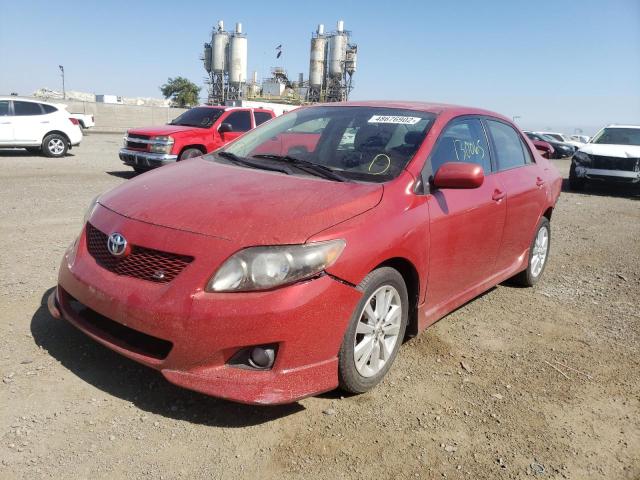 Photo 2 from auction – 2009 TOYOTA COROLLA BA with VIN 1NXBU40E69Z147652