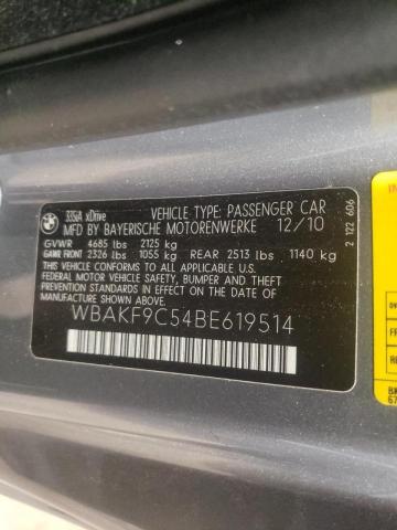 Photo 10 from auction – 2011 BMW 335 XI with VIN WBAKF9C54BE619514