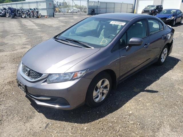 Photo 2 from auction – 2015 HONDA CIVIC LX with VIN 19XFB2F50FE115930