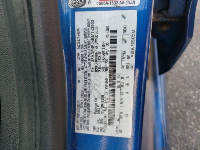 Photo 10 from auction – 2011 FORD FIESTA SES with VIN 3FADP4FJ4BM143902