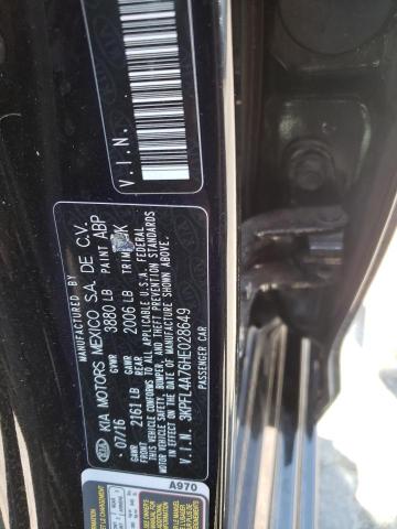 Photo 10 from auction – 2017 KIA FORTE LX with VIN 3KPFL4A76HE028649