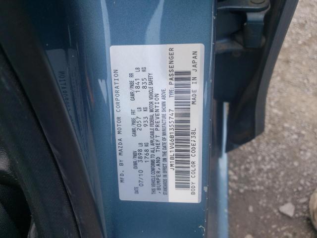 Photo 10 from auction – 2011 MAZDA 3 I with VIN JM1BL1VG6B1355747