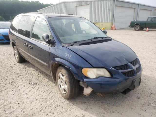 DODGE GRAND CARA 2003 with VIN 2D4GP243X3R189893 - Photo from auction