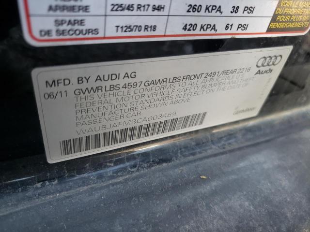 Photo 10 from auction – 2012 AUDI A3 PREMIUM with VIN WAUBJAFM3CA003489