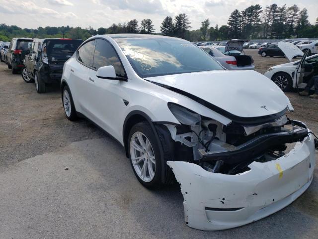 TESLA MODEL Y 2021 with VIN 5YJYGDEE3MF207287 - Photo from auction